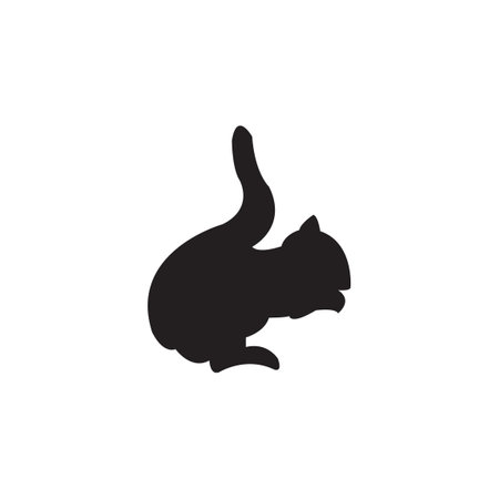 Pet icon in flat style. Cat vector illustration on white isolated background. Animal business concept.のイラスト素材