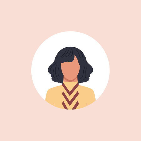 Business woman avatar. Vector illustration in a flat style. EPS 10のイラスト素材