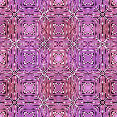 seamless linear pattern on pink background. Illustrationの写真素材