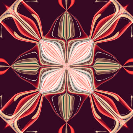 abstract pattern on burgundy background. square shapeの写真素材