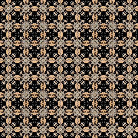 seamless pattern consisting of small repeating elements on a black background