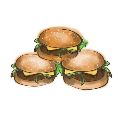 A plate of food on a tableの写真素材