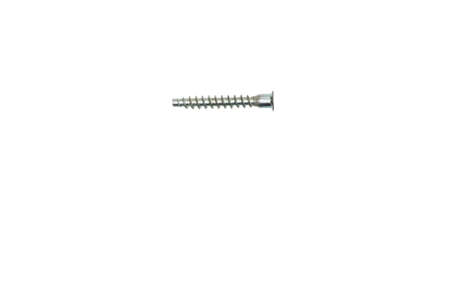 one screw, iron bolt isolated on white backgroundの写真素材