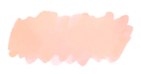 Artistic watercolor creative brush stroke isolated on white backgroundの写真素材