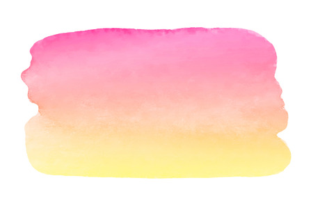 Abstract hand drawn watercolor background isolated on white. Beautiful brush stroke for design.の写真素材