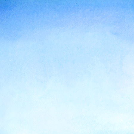 Blue abstract watercolor background with stains. Light blue watercolor texture. Soft pastel color.の写真素材