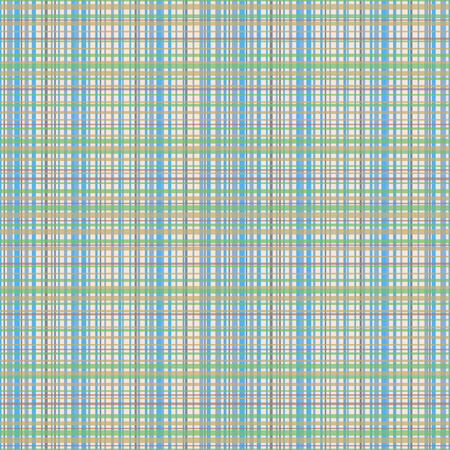 Blue seamless  pattern.Neutral background of plaid.Vector illustration with intersecting stripes.のイラスト素材