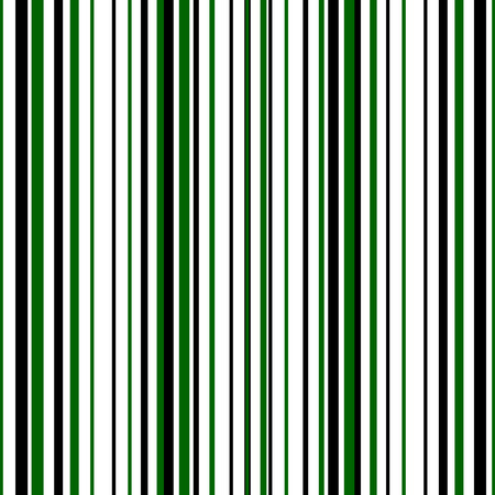 Seamless pattern of black and green stripes. Vector illustration. Composition, rhythm, alternating bands.のイラスト素材