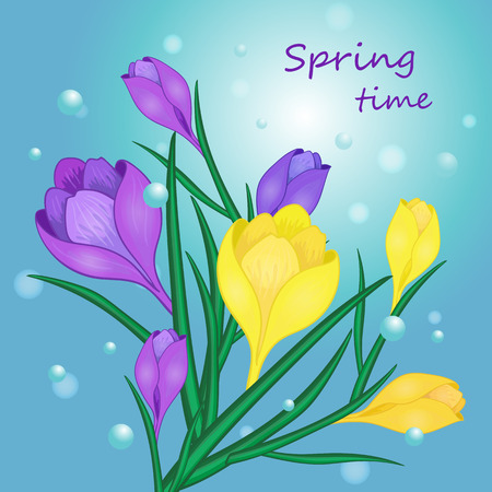 spring time flower- 01のイラスト素材