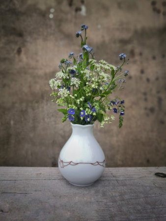 rustic bouquetの写真素材