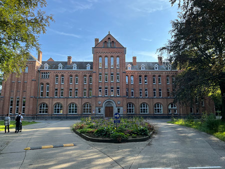 The University of Cambridge is a public university in Cambridge, England.の写真素材