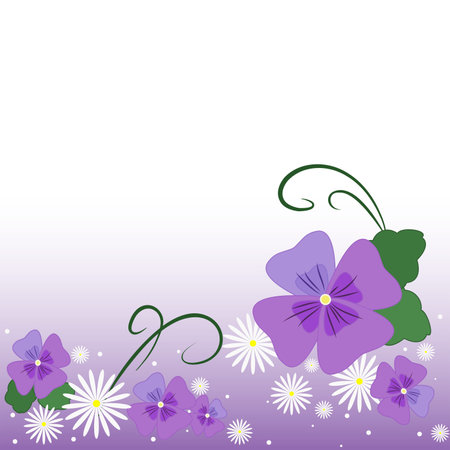 Flower backgroundのイラスト素材