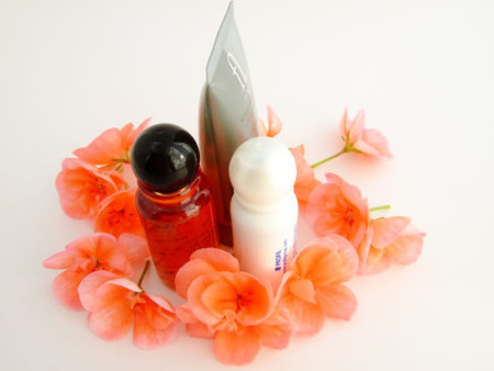 Complete collection of materials for spa, bath, shower