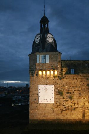 An old  fortress in Franceの写真素材