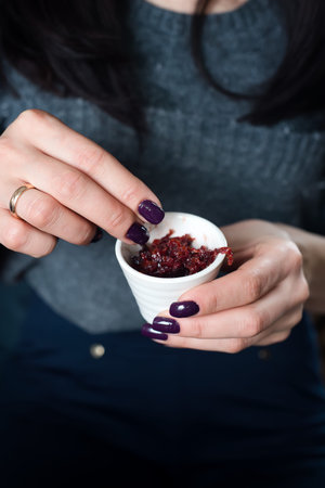 Hookah tobacco in bowlの写真素材