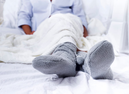 Photo Woman Sofa Bedの写真素材