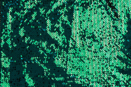 Abstract sequins green glitter wave   texture