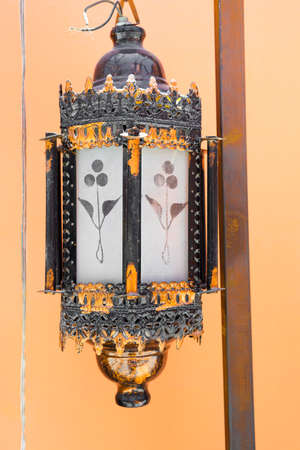 Vintage retro lamp in Arabian style.の写真素材