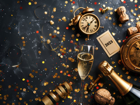 New Year celebration backgroundの素材