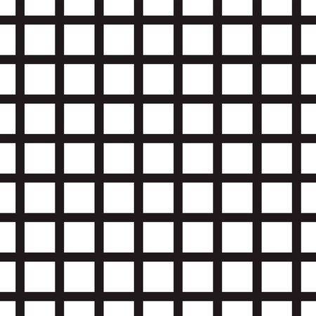 Background of seamless plaid pattern. Horizontal and vertical black bands. Checked, square, plaid vector pattern. Vertical and horizontal crossing stripes.のイラスト素材
