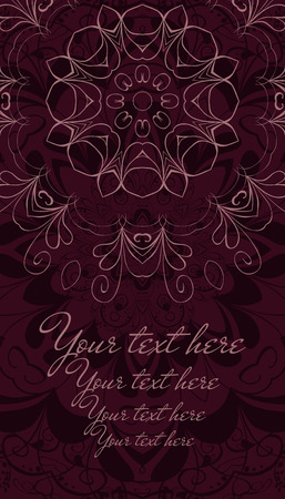 Vector illustration. Vintage decorative elements. Hand drawn.のイラスト素材