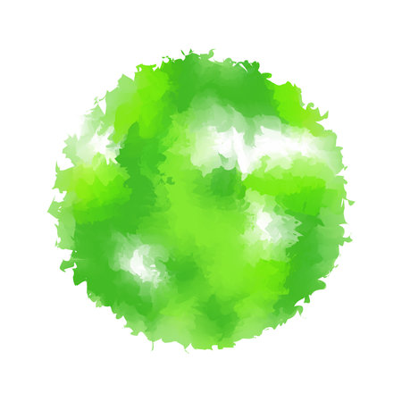 Watercolor stain on a white background  Color blob のイラスト素材