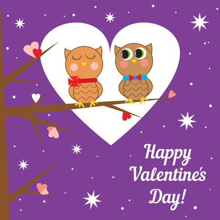 Greeting card for Valentine s day  Vector illustrationのイラスト素材