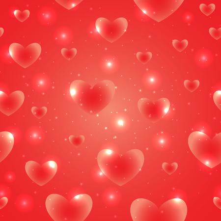 Hearts for Valentines Day Background Design vectorのイラスト素材