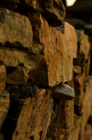 Ancient wallの写真素材