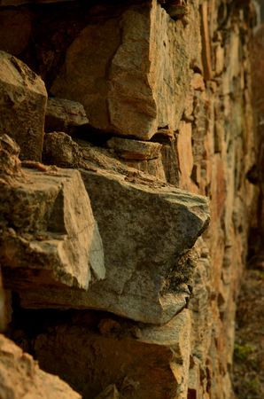 Ancient wallの写真素材