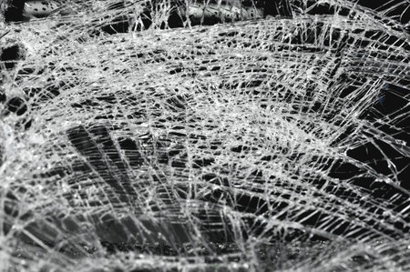 broken windshield in car accident