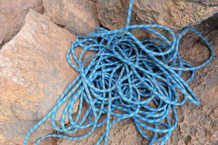 rope in stone