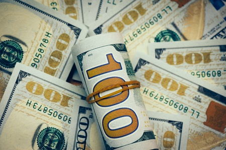 american dollars cash money の写真素材