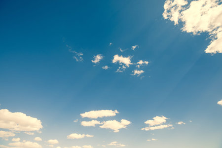 Beautiful cloudy sky in tibetの写真素材