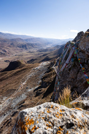 Landscape in zizhu temple in Tibet,China