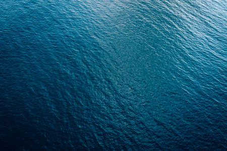 Aerial view of beautiful sea wave surfaceの写真素材
