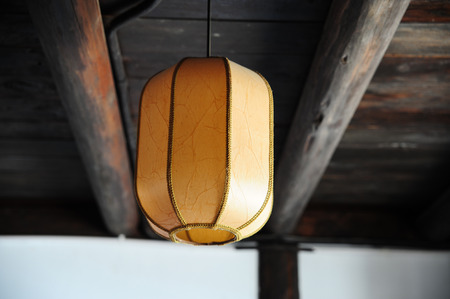 Ancient houses lanternの写真素材