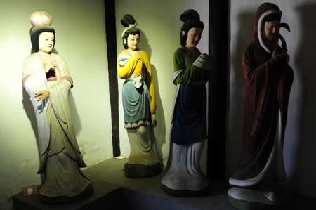 Groups painted sculptureのeditorial素材