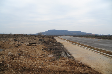 Roadside sceneryの写真素材