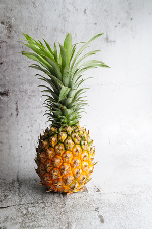 A nice pineapple on the boardの写真素材