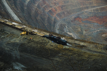 Mining area train
