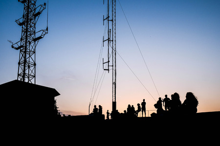 Bunker del Carmel - Barcelona, Spainの写真素材