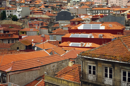 Porto red roofsの写真素材