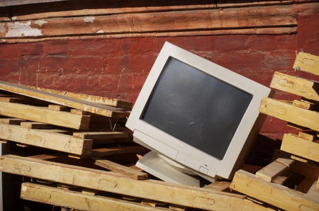 old monitorの写真素材