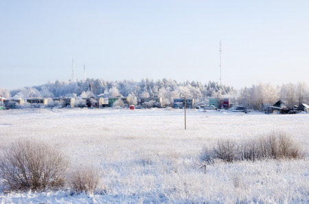 winter landscapeの写真素材