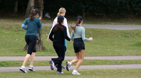 let run together                 の写真素材