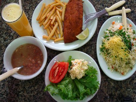   complete meal                             の写真素材