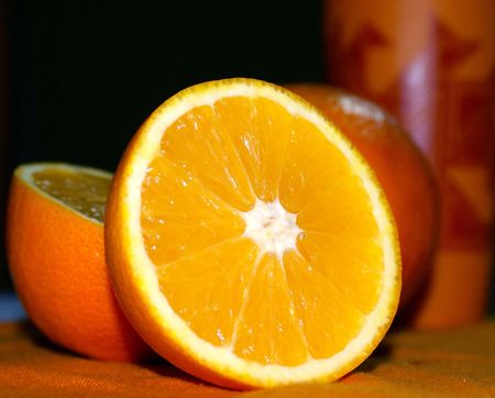 orange slice                  の写真素材