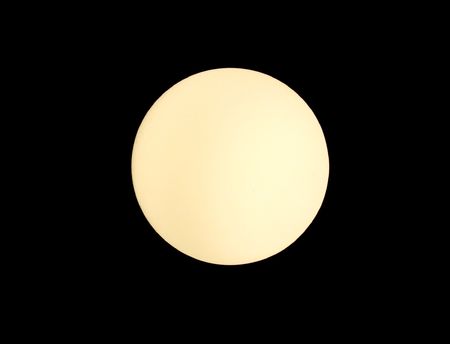 light circle on the black background                               