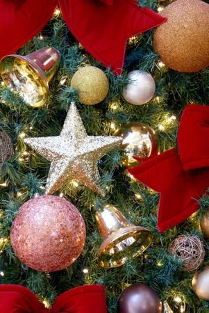 Christmas Tree objects               の写真素材